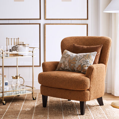Fauteuil club rembourré Fleckenstein Boucle