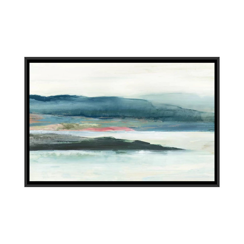 " Peaceful Mind I " by Allison Pearce, Black Framed Canvas, No Mat, 32" H x 48" W x 1.5" D