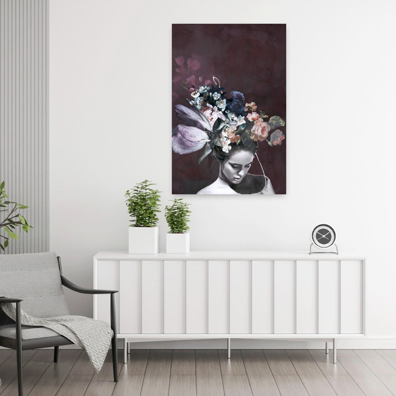 Haute couture 5 art urbain contemporain, H 36 po x l 24 po