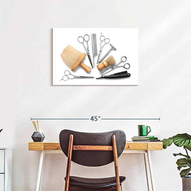Shuttleworth Barber Set, 20" H x 30" W