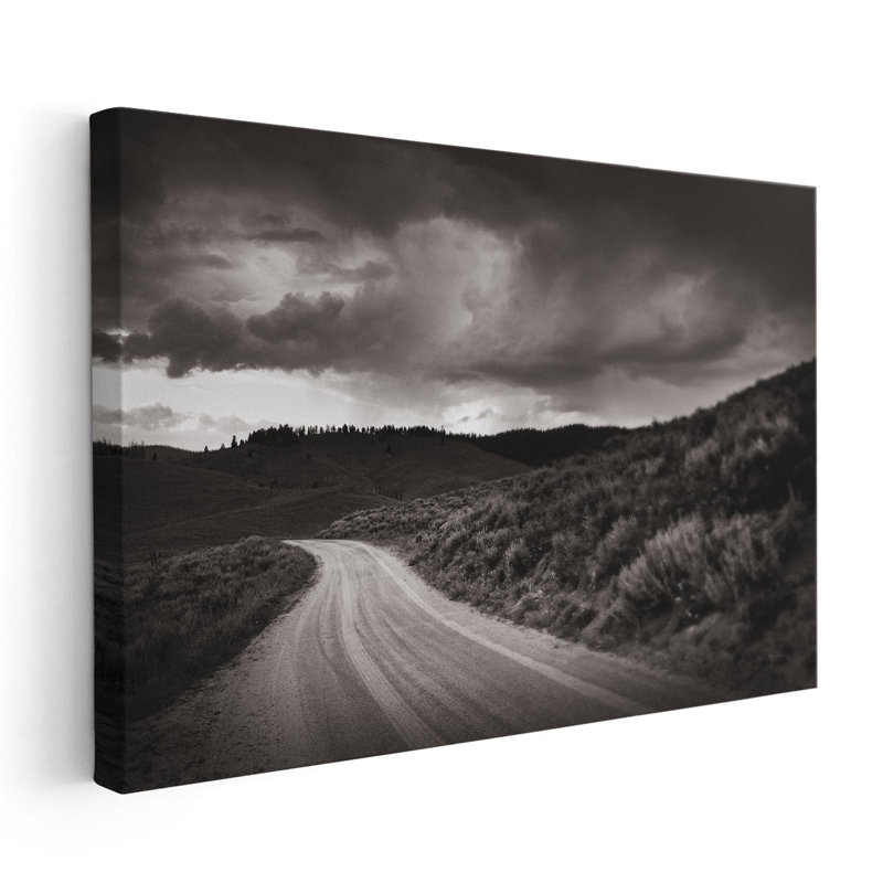 «Stanley Basin Road», reproduction d'art sur toile, H 20 po x l 30 po