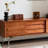 Retro style design sense solid wood TV cabinet