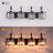 31" Black Iron Wall Sconce