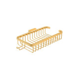 Deltana WBR1052HU26 Wire Basket, 10-3/8" Rectangular, Shallow, With Hook in Polished Chrome