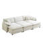 Canapé modulaire surdimensionné Boneless, avec 3 repose-pieds pouvant servir de canapé-lit, canapé 3 places avec 3 repose-pieds-1194474575