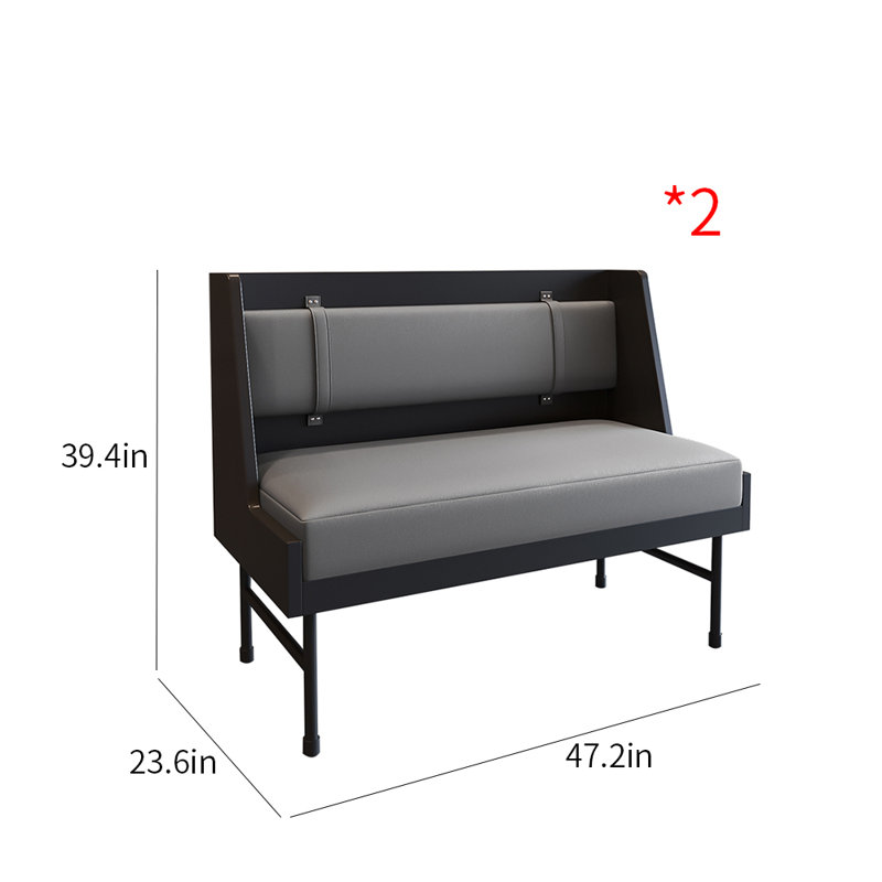 Banc de rangement pour restaurant Bistro