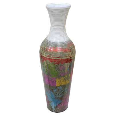 Pyrs Solid Wood Floor Vase