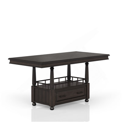 Deep Coffee Counter Height Dining Table