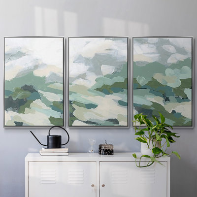 Verdant Hillside I - Toile encadrée à pièces multiples
