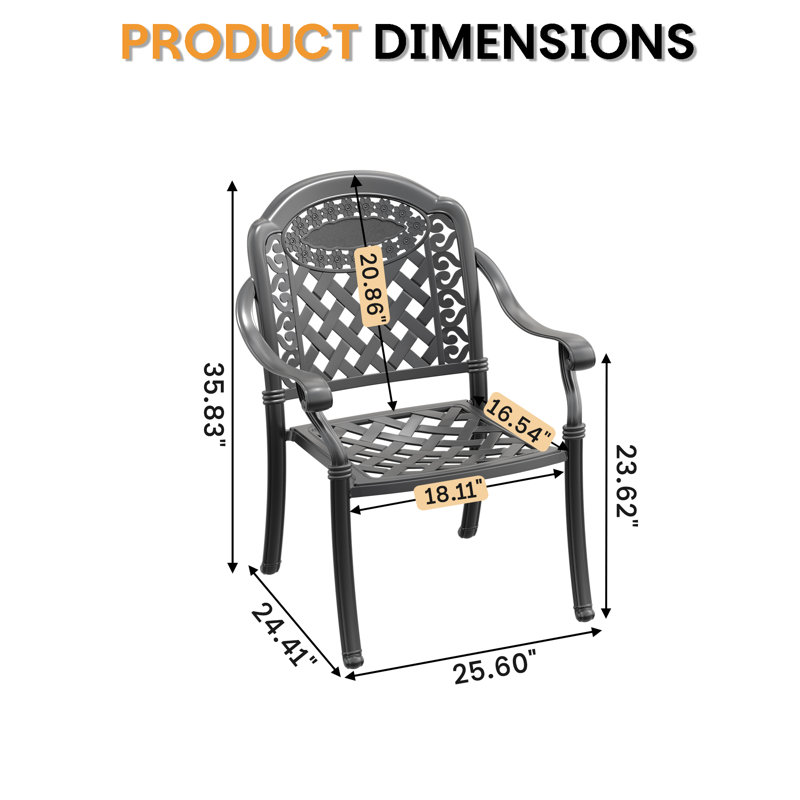 Ensemble de 2 chaises de salle à manger Maripier