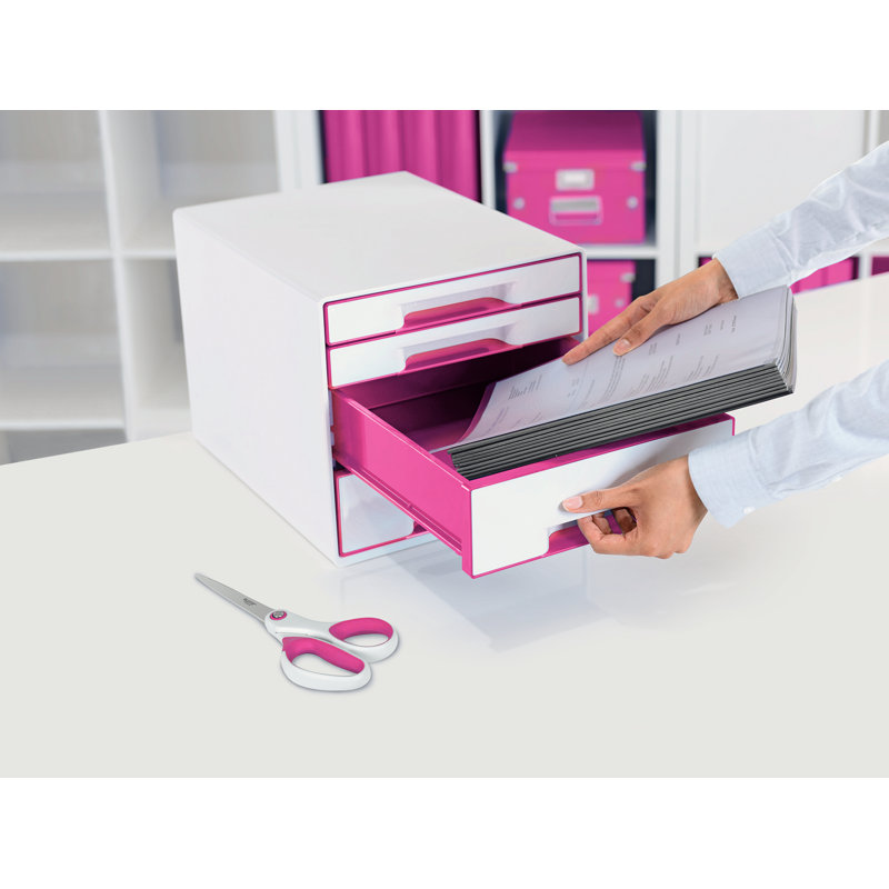 Leitz All-Purpose Kitchen Scissor, White/Pink