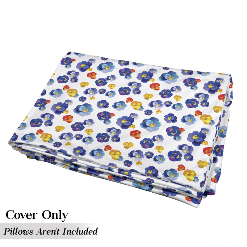 Housse de coussin d'extérieur Nature Botanic Tiny Flowers, H 2 po x l 36 po x P 88 po