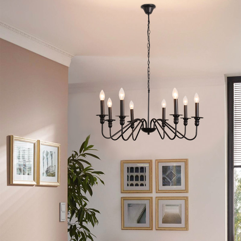 6 - Light Matte Black Pendant