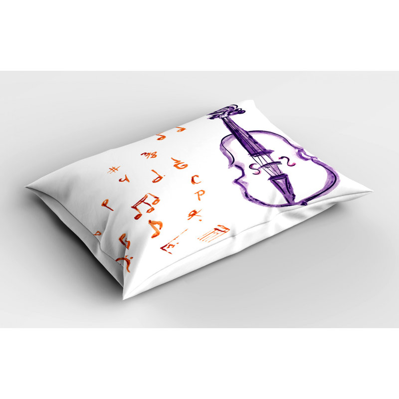 Music Polyester Sham Set, Twin