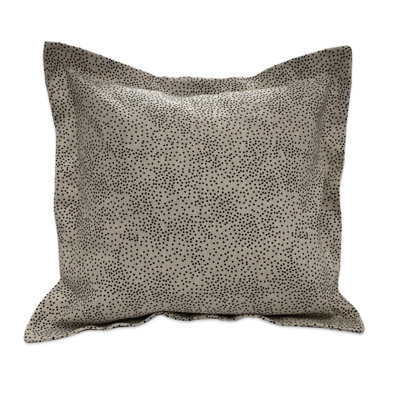 Dots Cotton Blend Reversible Pillow Cover
