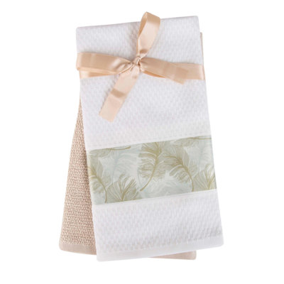 Ensemble de 2 serviettes essuie-mains Adna