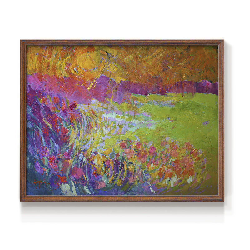 Meadowlands -Framed Print - Restickable