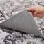 Soft Cashmere Feel Area Rug – Non Slip Low Pile Living Room & Bedroom Carpet, Machine Washable-121775395