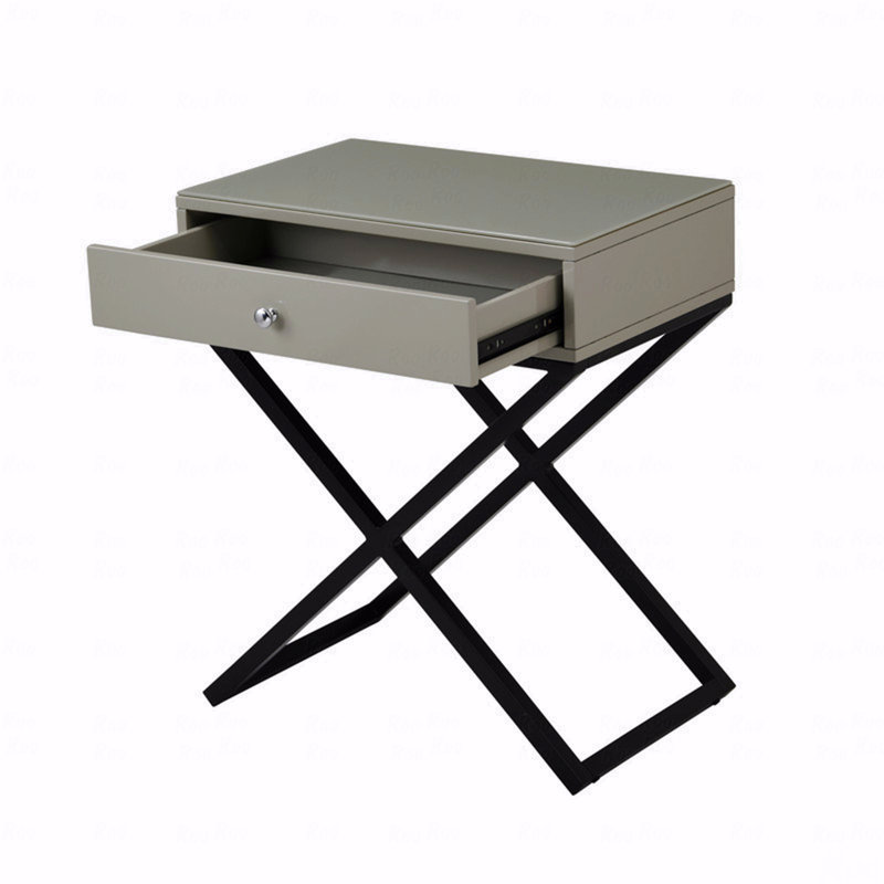 Table de chevet 23 po Taupe, Taupe