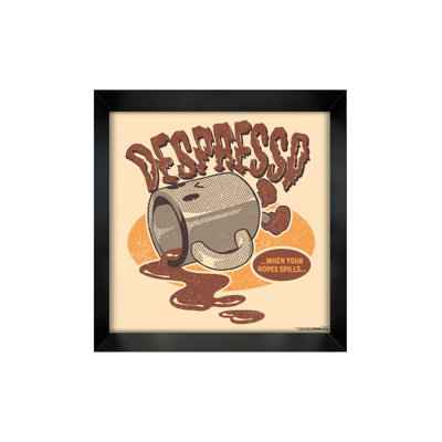 Ilustrata- Depresso 12x12 Gel-Coat Framed Poster