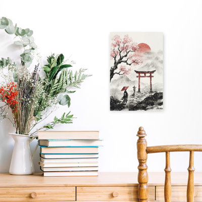 Kimono Winter Journey by Andreas Magnusson - Wrapped Canvas Print