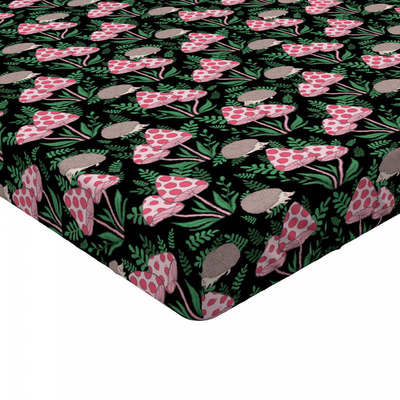 Microfiber Floral Fitted Sheet, Twin XL Fitted Sheet