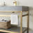 Funes 72'' Double Bathroom Vanity with Stone Top-92698134-92698131-92698130
