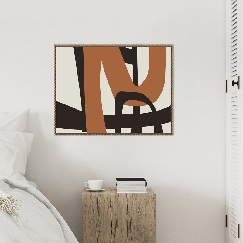 «Calming Neutrals I» par Irena Orlov, reproduction d'art sur toile encadrée, H 23 po x l 30 po