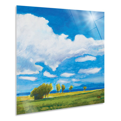 Sky with Clouds 1 Piece Wall Art