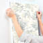 Papier peint botanique vert de mer Frith-2116668710