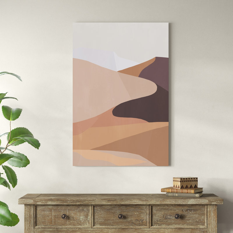 Dunes du désert I, H 48 po x l 32 po x P 1,25 po