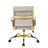Naudain Leather Office Chair – Modern Executive Swivel Task Chair with Wheels, Adjustable Height & Padded Arms for Desk or Conference Room-53751975-132200685