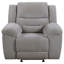 Fauteuil inclinable et oscillant gris Sebring