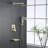 Topcraft 10 Inch Rain Shower System with Rough-In Valve & Handheld Shower