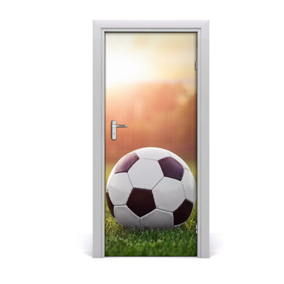Football Adhesive Door Decal