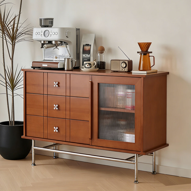 Commode décorative rétro exquise, H 31,11 po x l 39,37 po x P 15,74 po