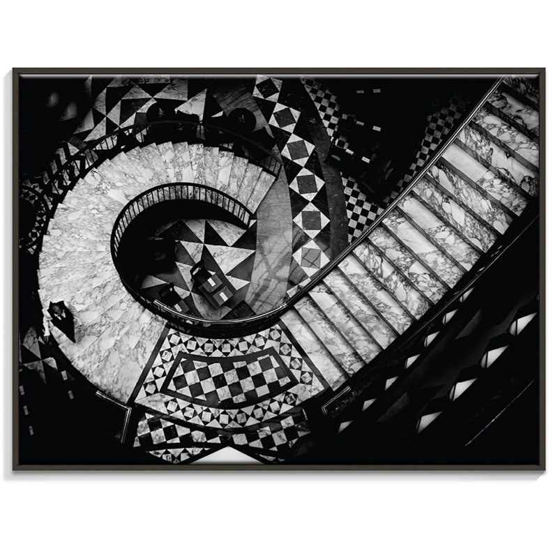 Print on Canvas, Black, 41cm H x 51cm W