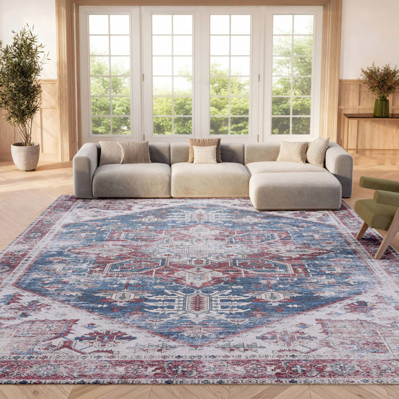Tucson Performance Machine Washable Oriental Rug, Rectangle 8' x 10'