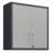 Metal Wall-Mounted Tool Storage Cabinet With Locking Door And 1 Shelf 1 Opened Drawer