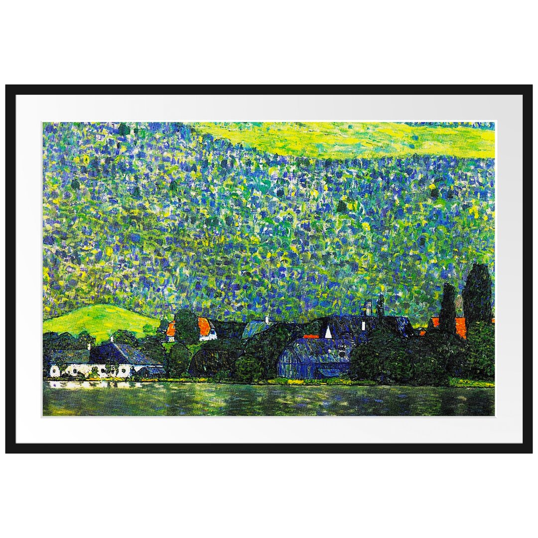 Gerahmter Kunstdruck Litzlberg on Lake Attersee von Gustav Klimt