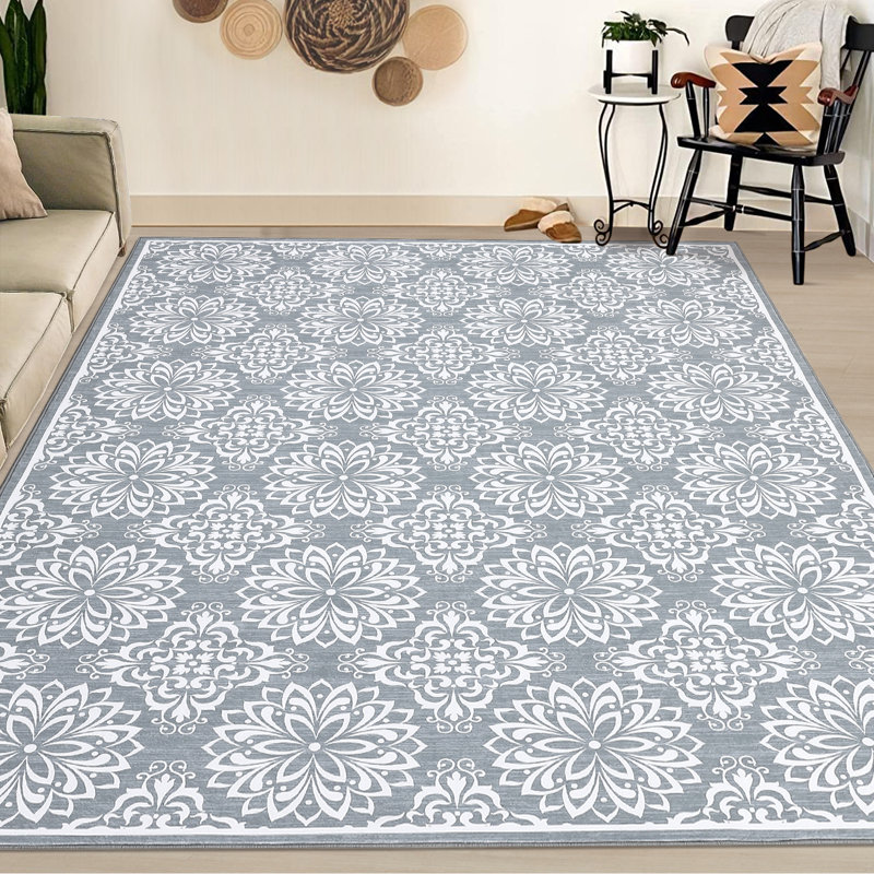 Tapis Claybrook avec envers antidérapant, Rectangle 5 pi x 7 pi