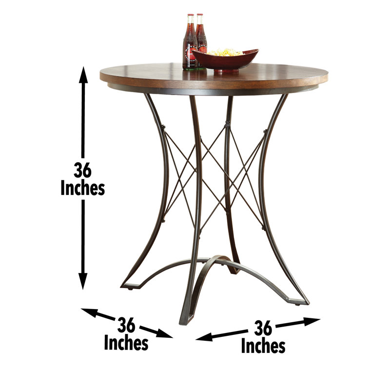 Ensemble de salle à manger 3 pièces avec table ronde