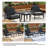 Brano Teak Outdoor Two-person Patio Set With Cushions And Side Table-1478558610-1478558614
