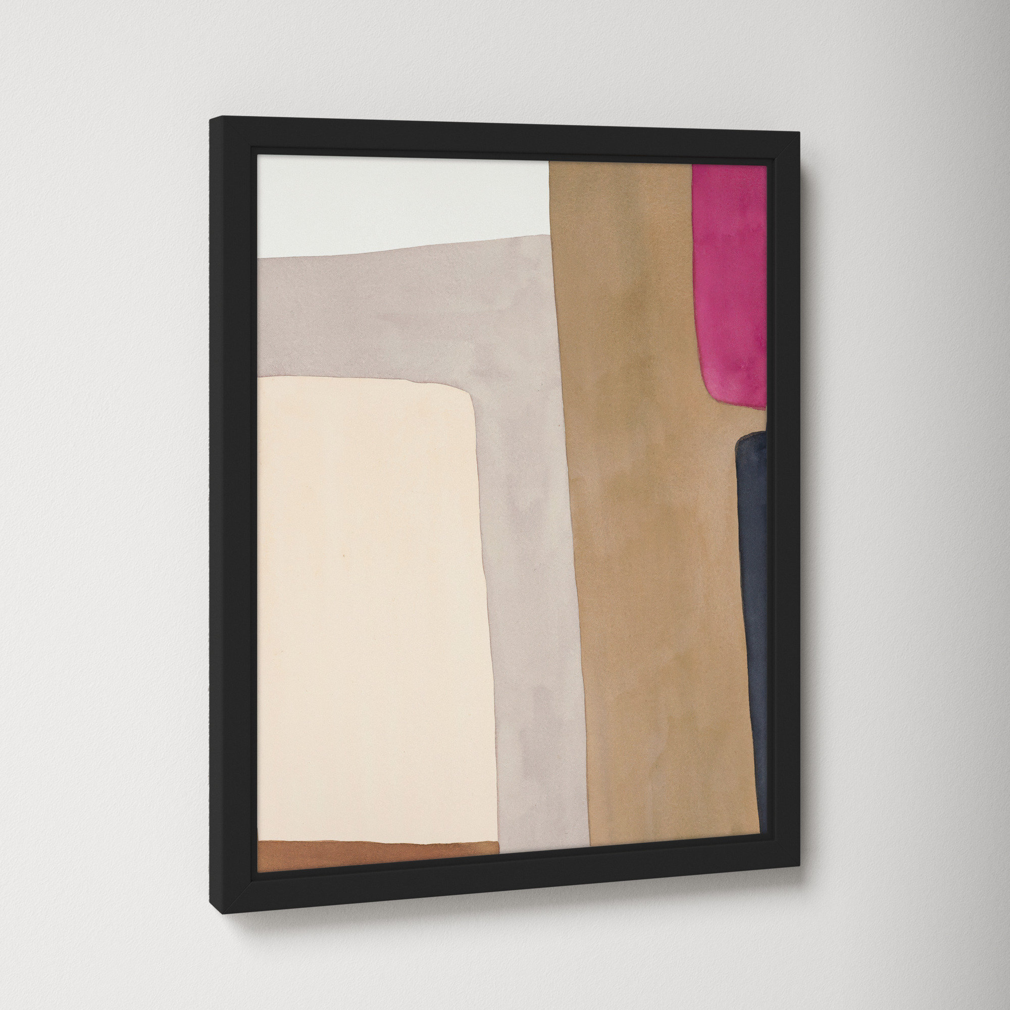 A Highlight Of Fuchsia by Julia Balfour, Black Framed Paper, 20" H x 16" W x 1.25" D