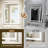 Bluetooth LED Bathroom Mirror Frontlit And Backlit, 3 Colors Temperature & Dimmable Light, Defog, Tempered Glass Vanity Mirror-841905880