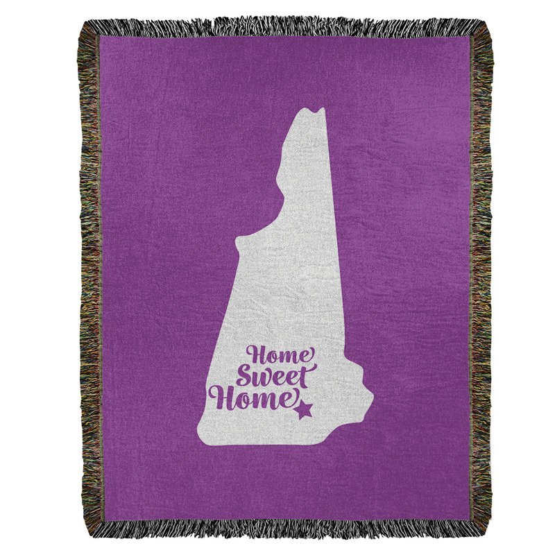Jeté en coton tissé doux manchester, l 37 po x L 52 po, Violet