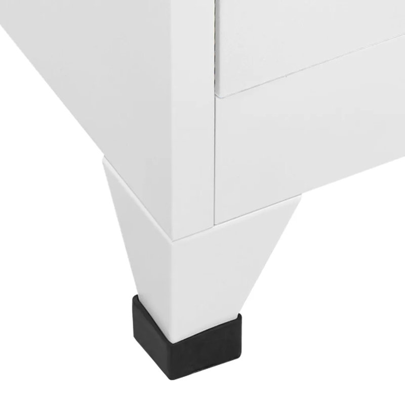 Wadlington Metal 1 - Tier 90cm Employee Locker, White