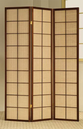 52'' W x 70.5'' H 3 - Panel Solid Wood Folding Room Divider