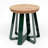 ARS Solid Wood Accent Stool-9528129-9528132
