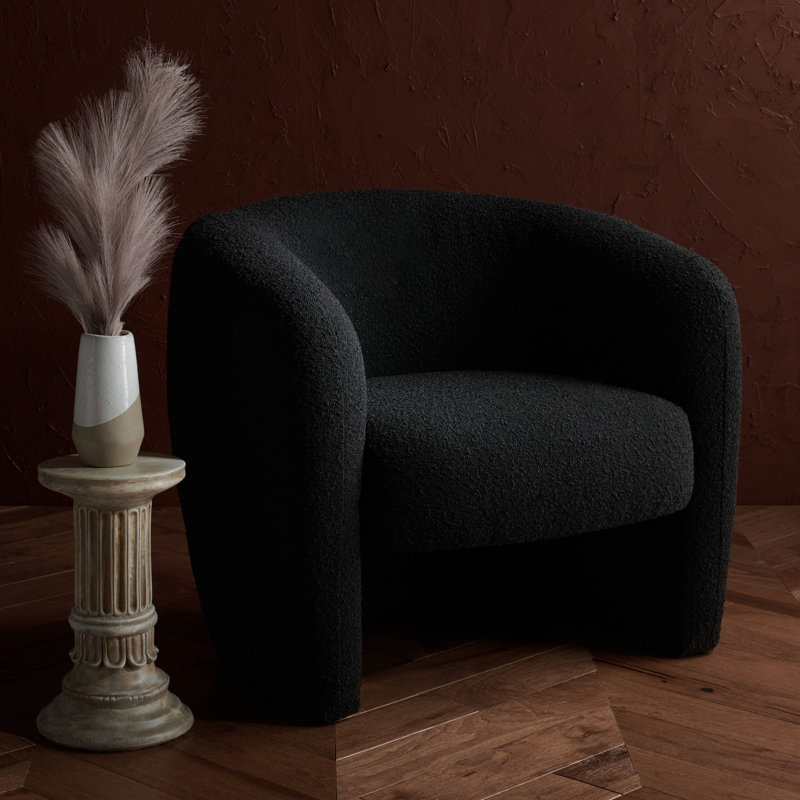 Fauteuil Solace, Bouclé noir